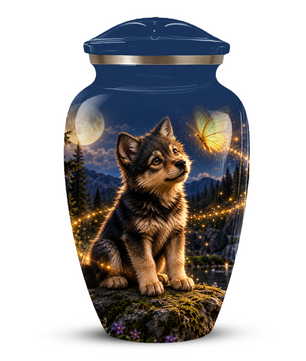 Personalized Dog Cremation Urn for Ashes – Custom Pet Memorial Urn for Dogs