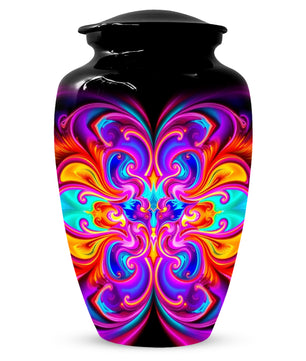 Abstract Colorful Cremation Urns for Ashes – Custom Adult Memorial Urn