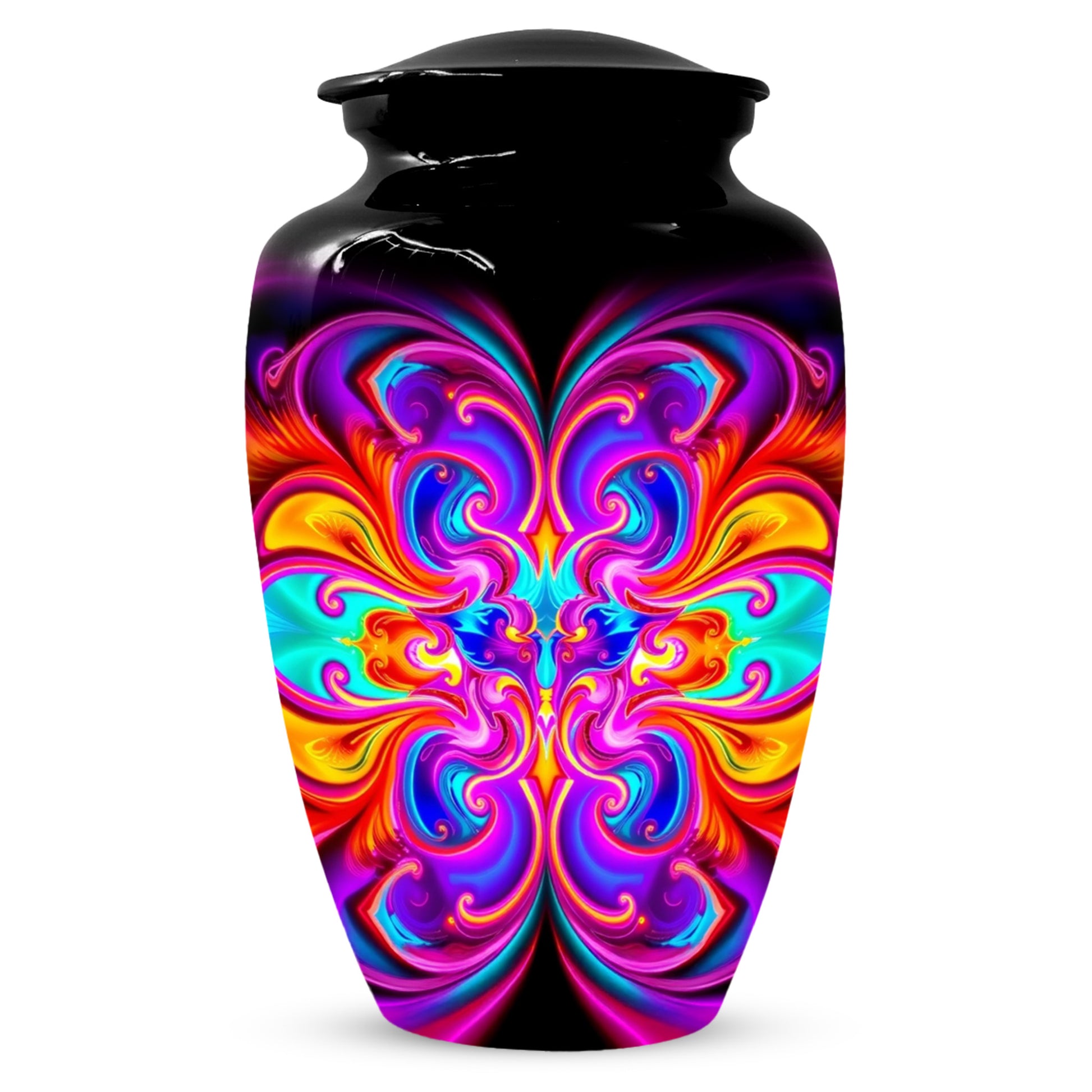 Abstract Colorful Cremation Urns for Ashes – Custom Adult Memorial Urn