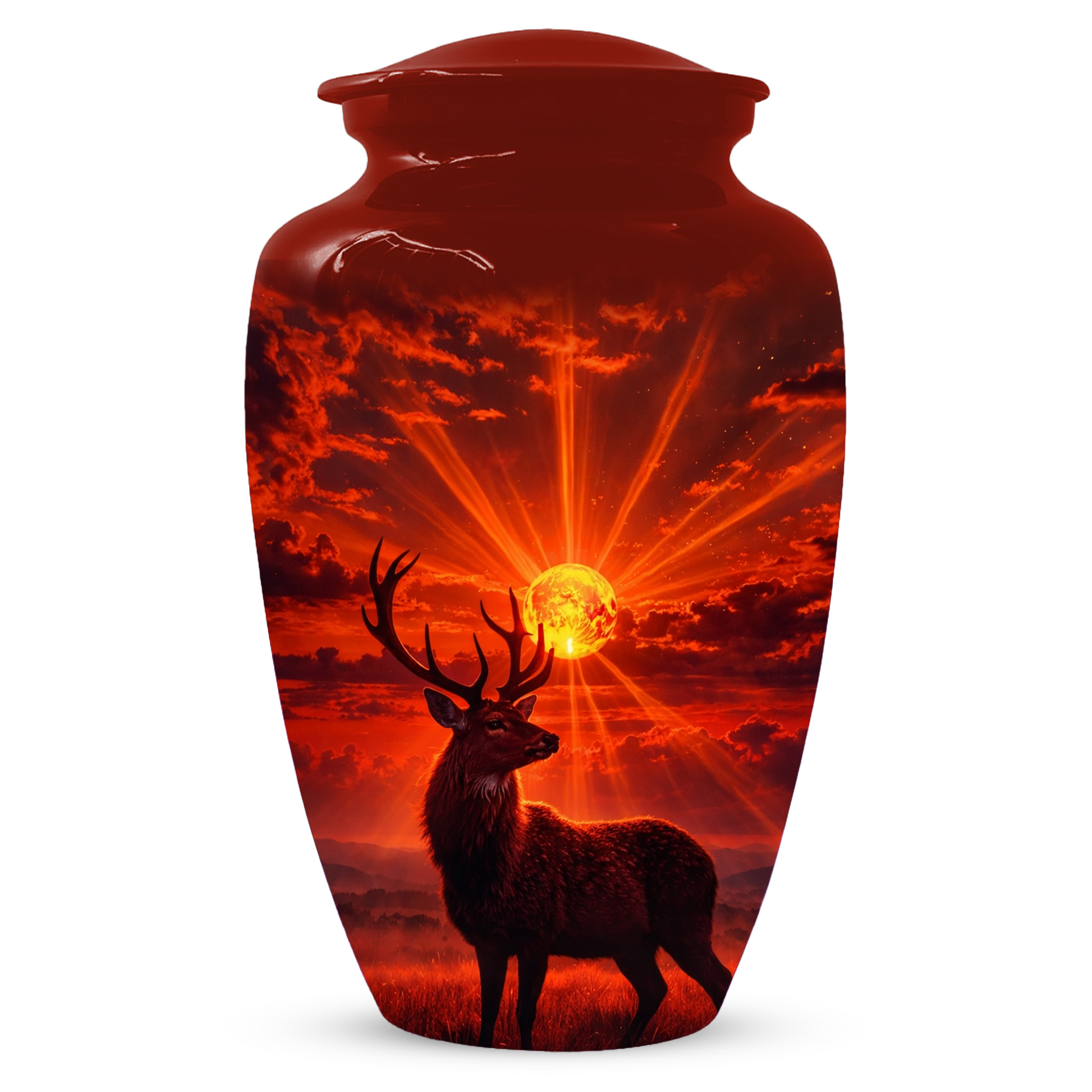 Deer Cremation Urn for Ashes | Adult Urn | Custom Memorial Urn