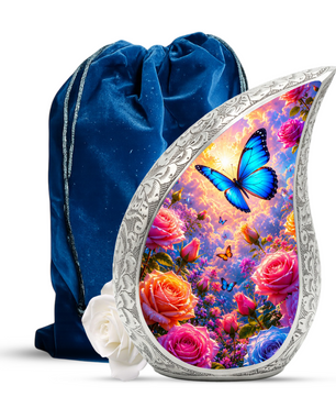 Butterfly Urn for Mom | Beautiful Butterfly Urn for Human Ashes