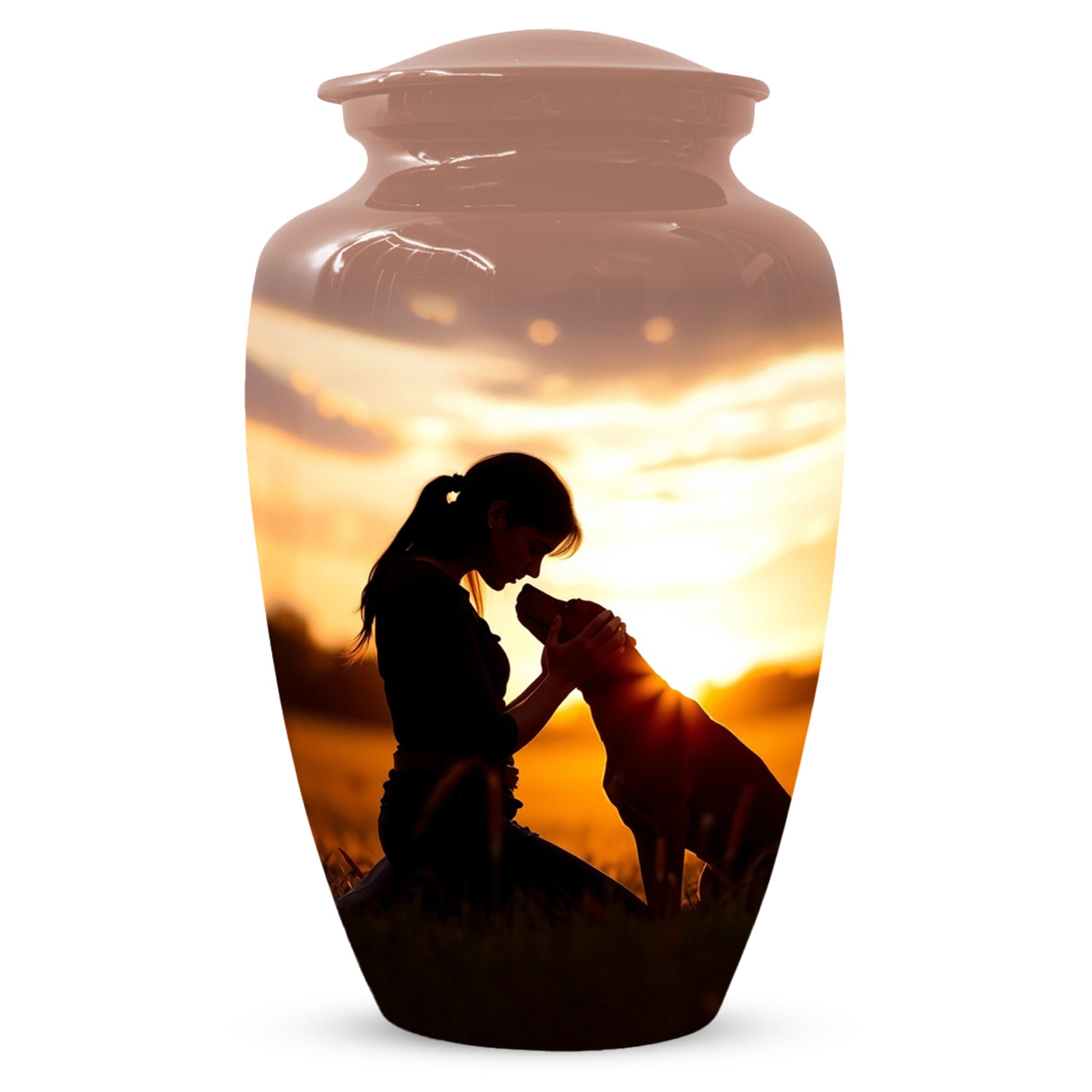 Dog Memorial Cremation Urn for Mom - Beautiful Urns for Women