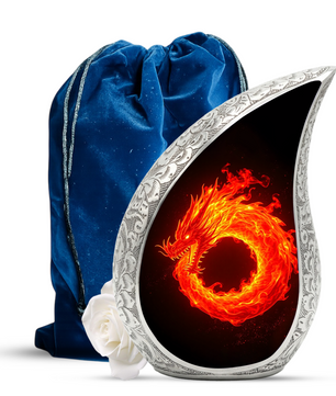 Dragon Memorial Urn for Dad | Adult Cremation Urn for Ashes