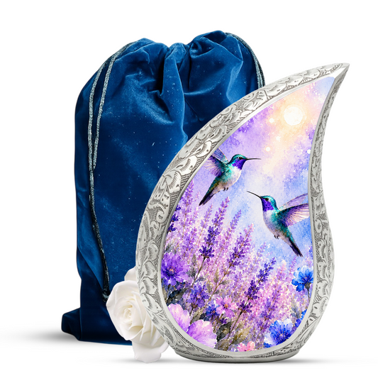 Hummingbird Urn for Adult Ashes | Beautiful Hummingbird Adult Cremation Urn