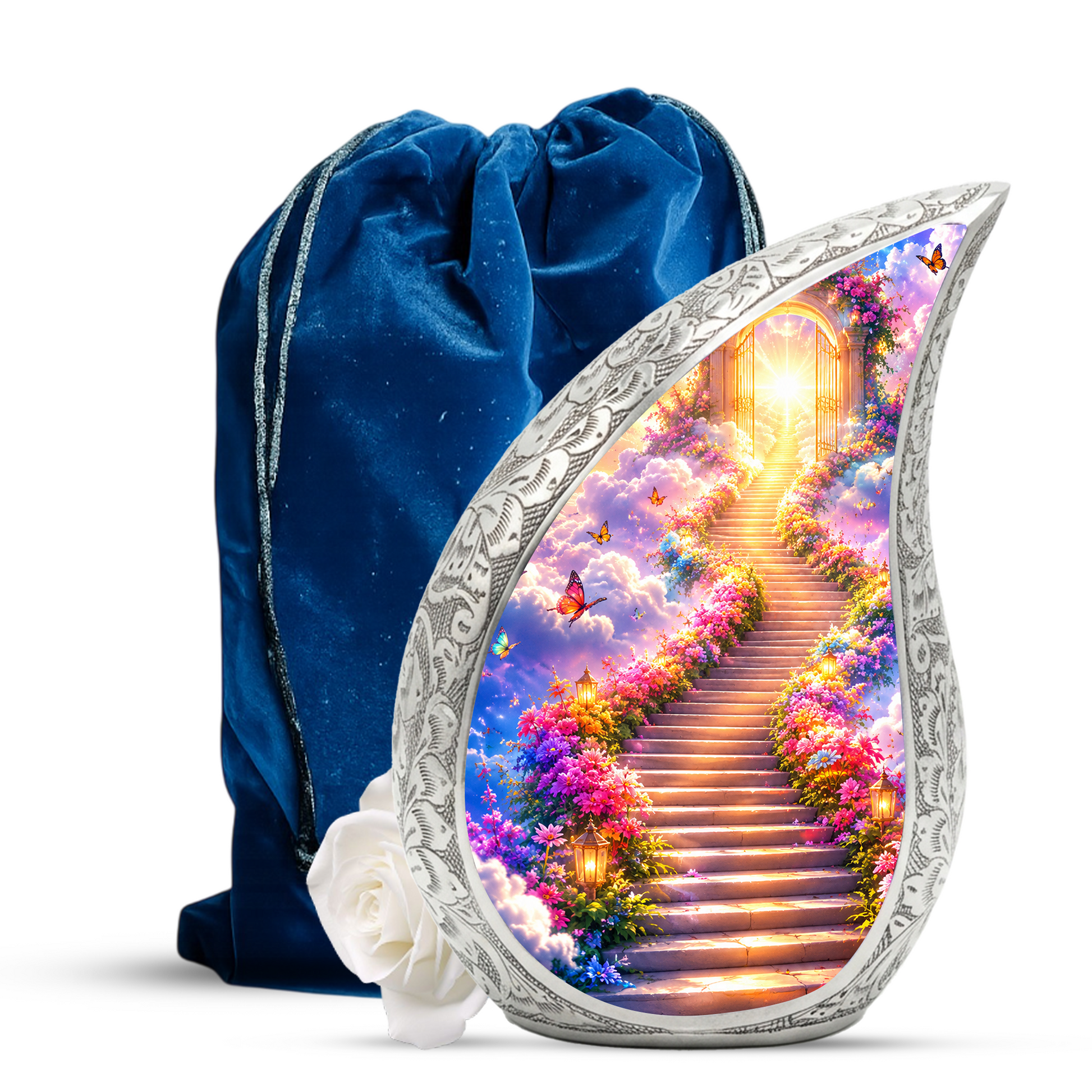 Heaven Gate Adult Urn for Ashes – Personalized Adult Cremation Urn | Memorial Urn & Funeral Urn for Adult Ashes