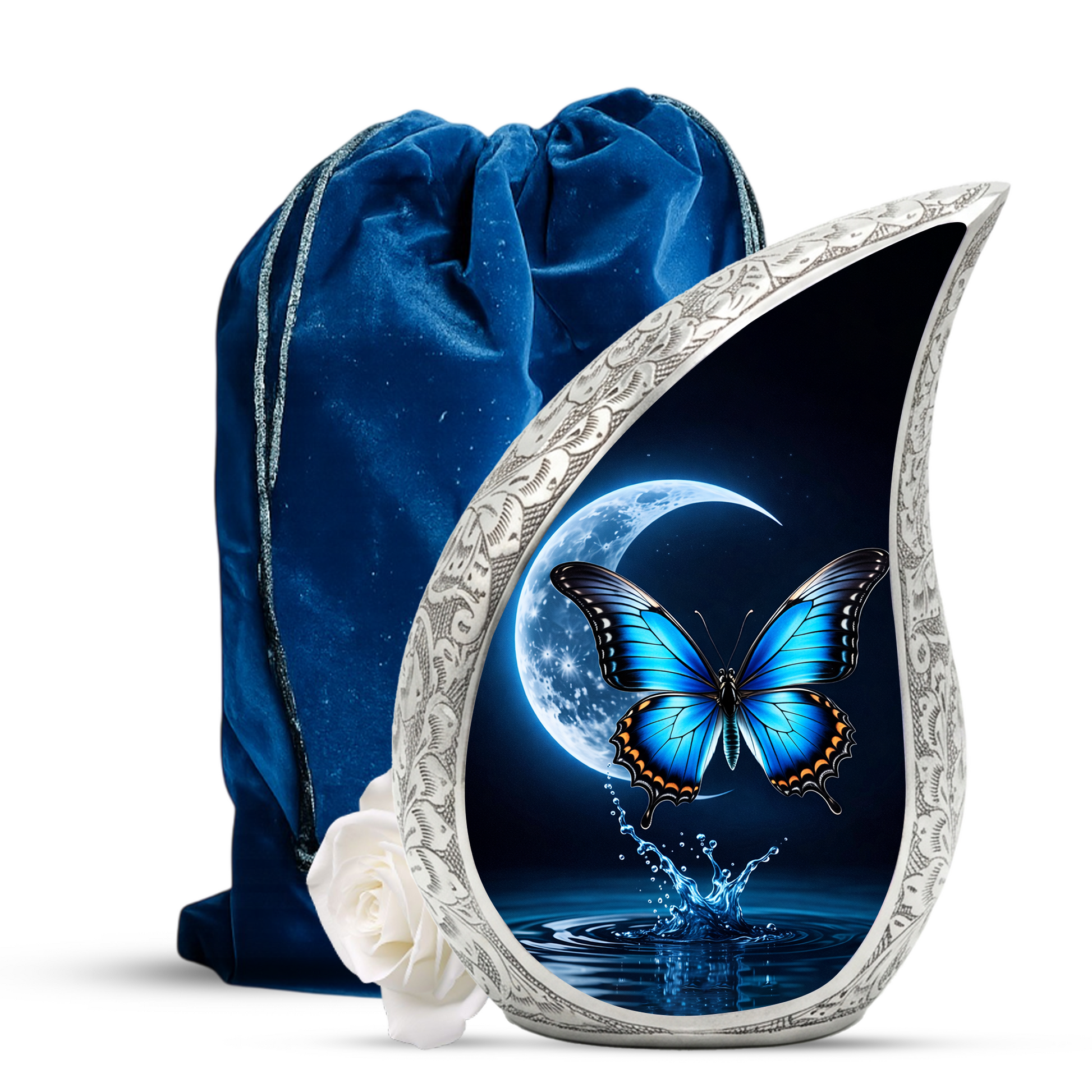 Butterfly Adult Urn for Human Ashes – Premium Butterfly Cremation Urn