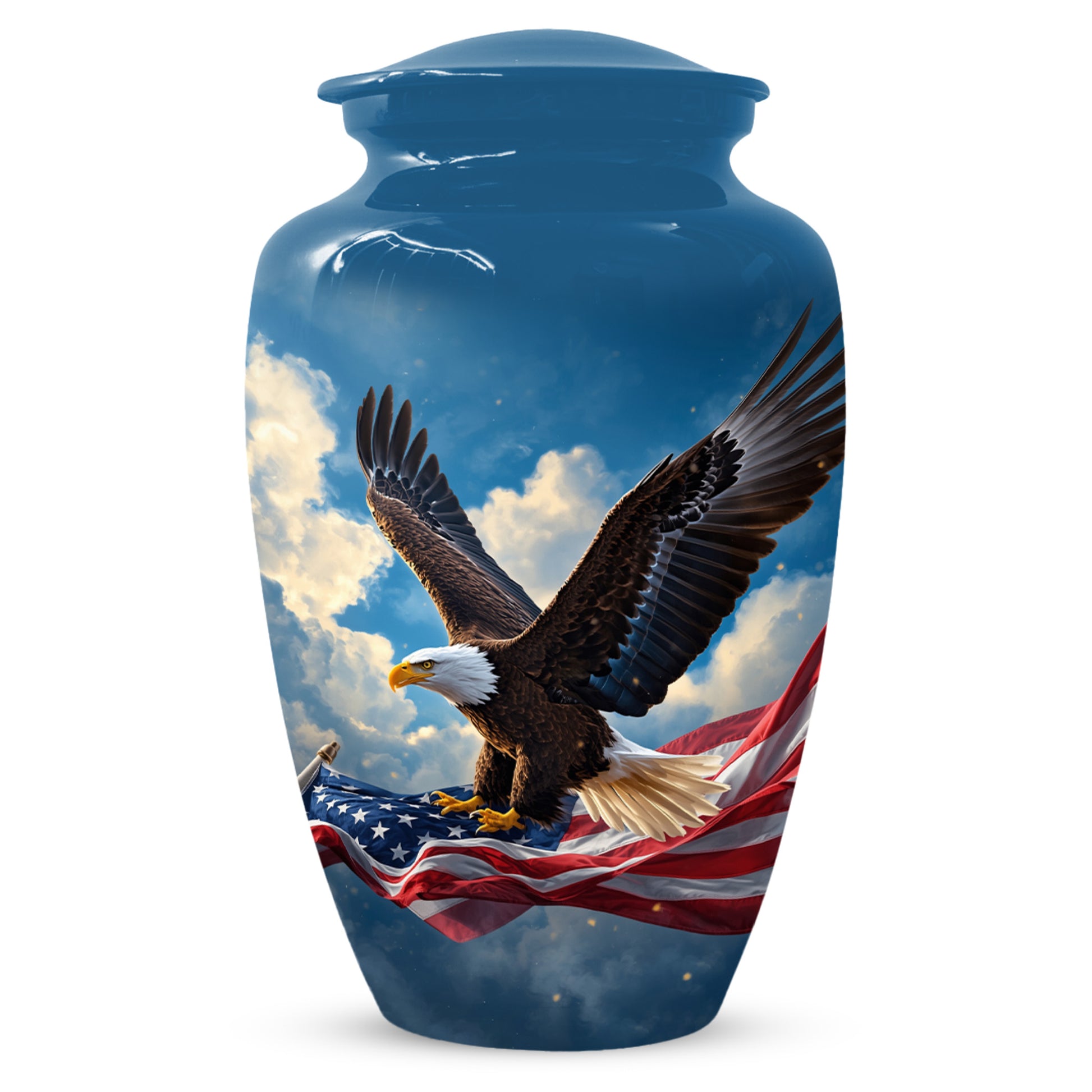 Flying Eagle Urn for Human Ashes | Adult Cremation Urn | Premium Funeral Urn for Adult Ashes