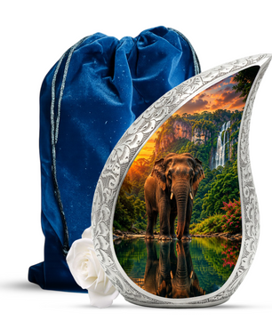 Elephant Urn for Human Ashes | Adult Cremation Urn