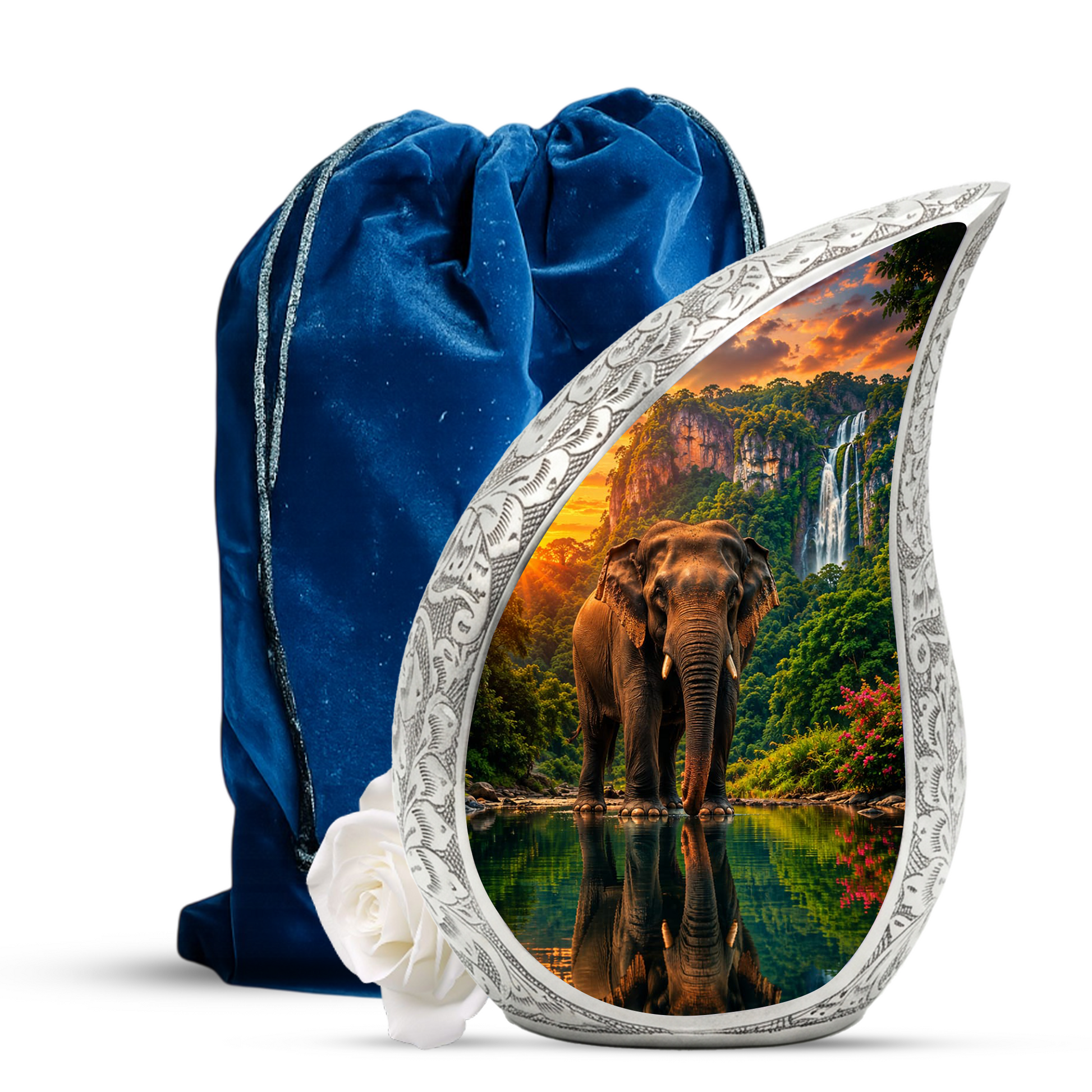Elephant Urn for Human Ashes | Adult Cremation Urn