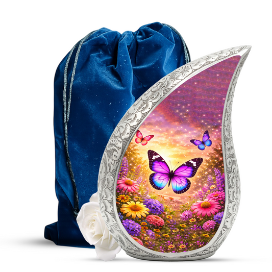 Butterfly Adult Urn for Human Ashes – Premium Butterfly Cremation Urn