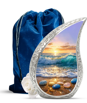 Ocean Adult Urn for Human Ashes – Premium Ocean Cremation Urn