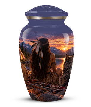 Adult Cremation Urn for Ashes | Personalized Adult Urn | Handmade Memorial Urn