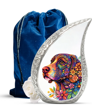 Beautiful Personalized Dog Urn for Ashes