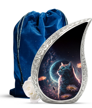 Personalized Cat Urn- Cremation Urn For Cat | Keepsake Urn For Ashes