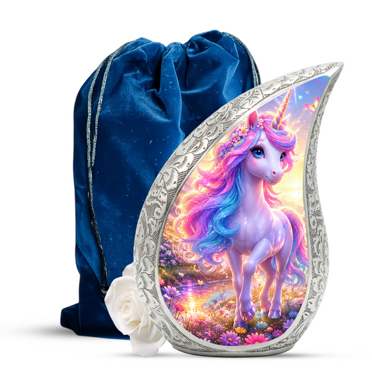 Unicorn Adult Urn for Ashes,Cremation Urn for Women