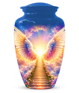 Angel Wings Urn for Ashes  Heavenly  Memorial Keepsake for Mom