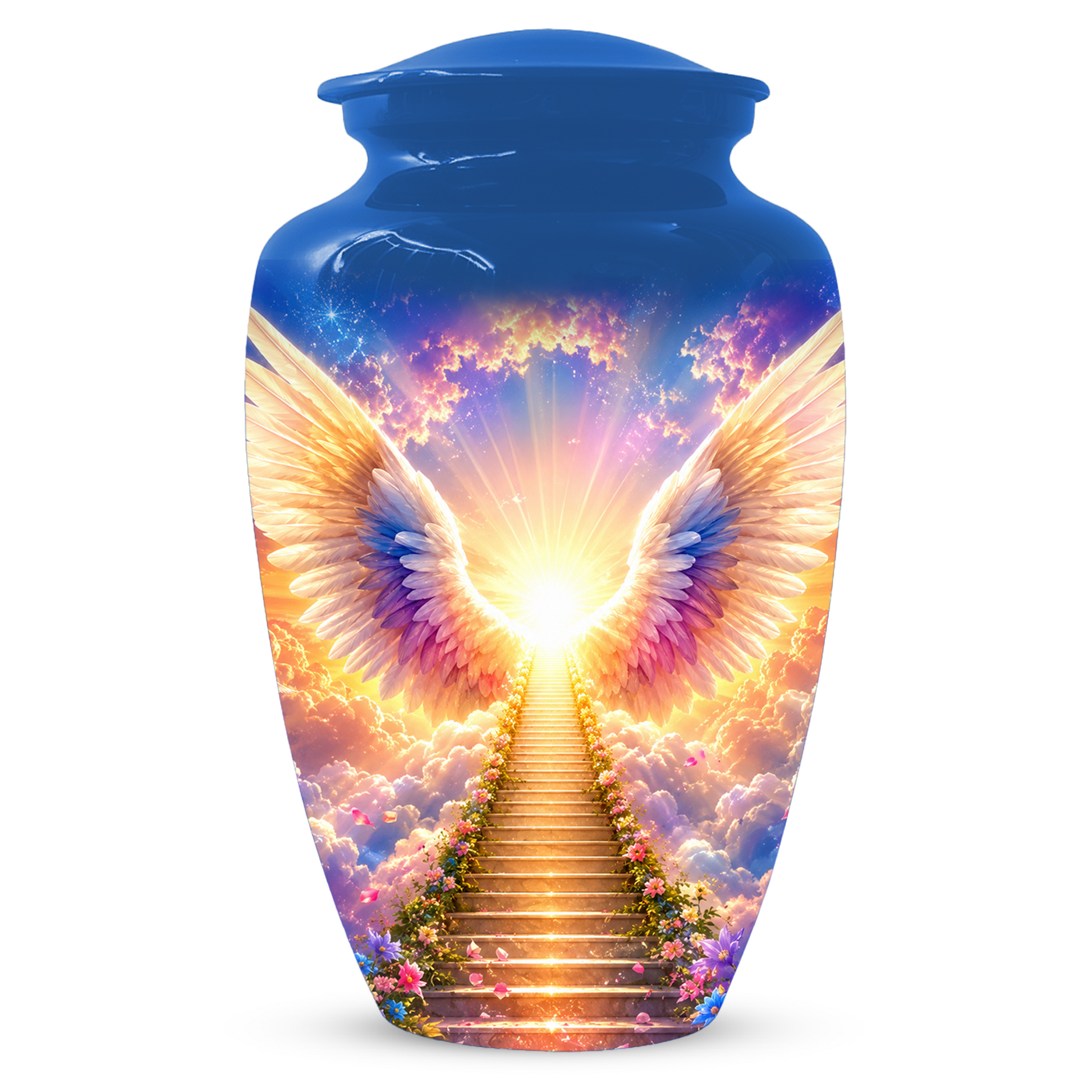 Angel Wings Urn for Ashes  Heavenly  Memorial Keepsake for Mom