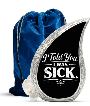 Funny Adult Cremation Urn for Ashes | Humorous Adult Urn for Human Ashes