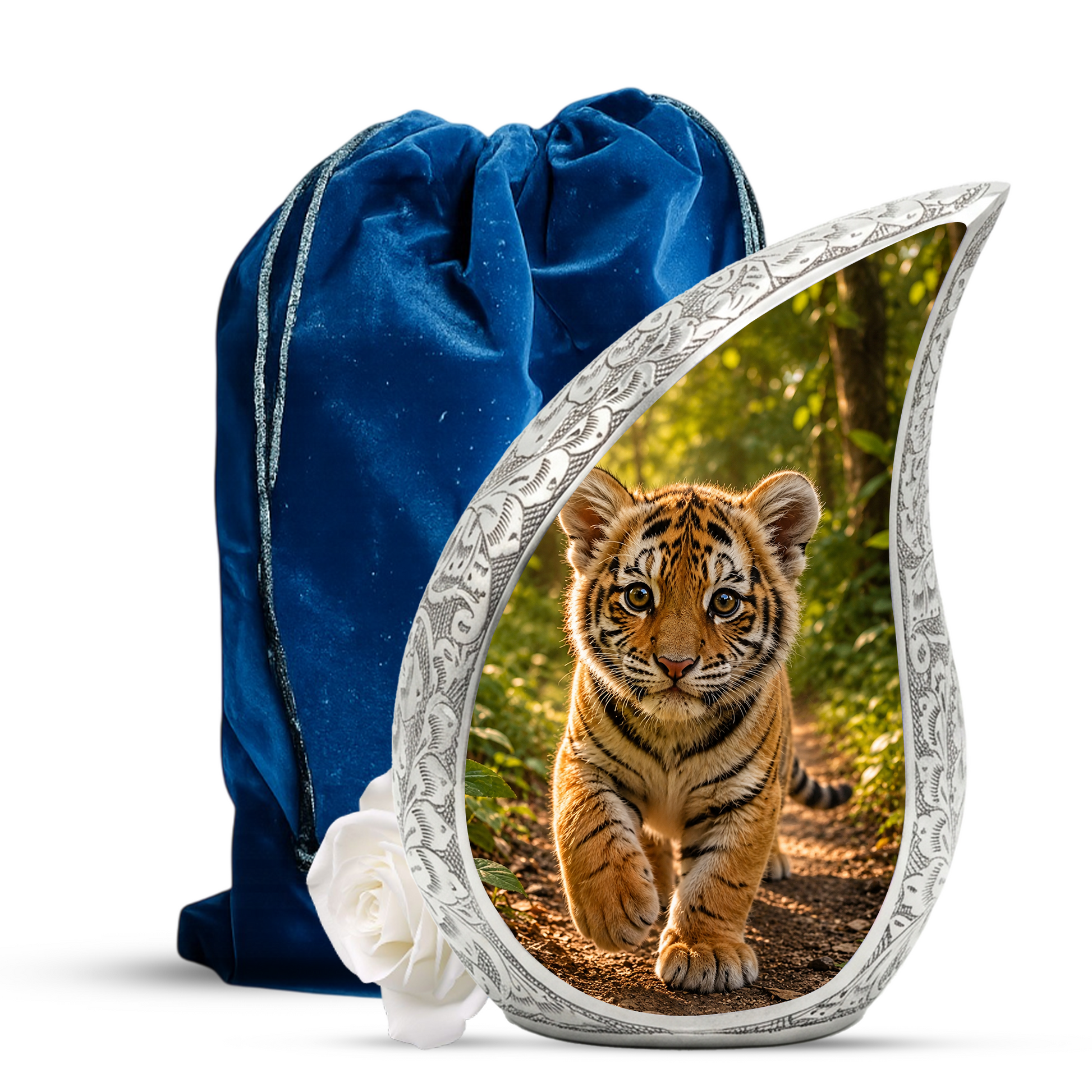 Tiger Urn for Adult Ashes | Majestic Adult Cremation Urn for Human Ashes Memorial