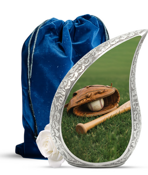 Personalized Baseball Urn for Dad | Keepsake Memorial Urn for Father