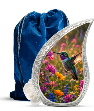 Hummingbird Urn for Human Ashes – Beautiful Adult Cremation Urn