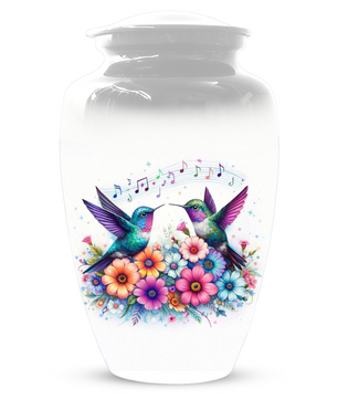 Personalized Hummingbird Cremation Urn for Human Ashes | Custom Adult Urn