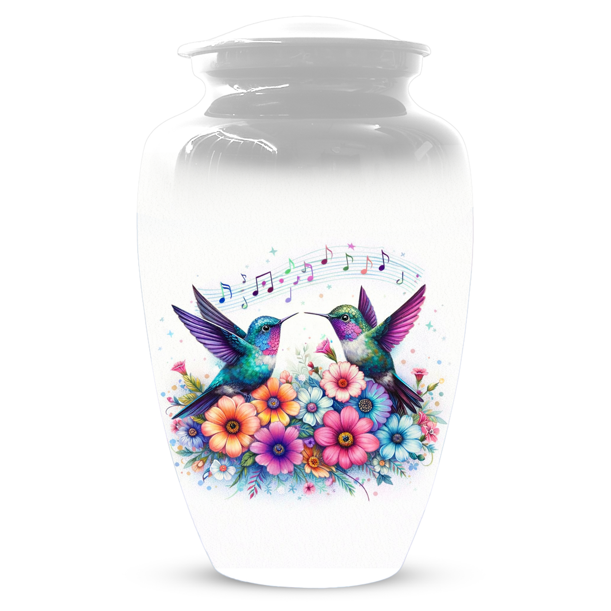 Personalized Hummingbird Cremation Urn for Human Ashes | Custom Adult Urn