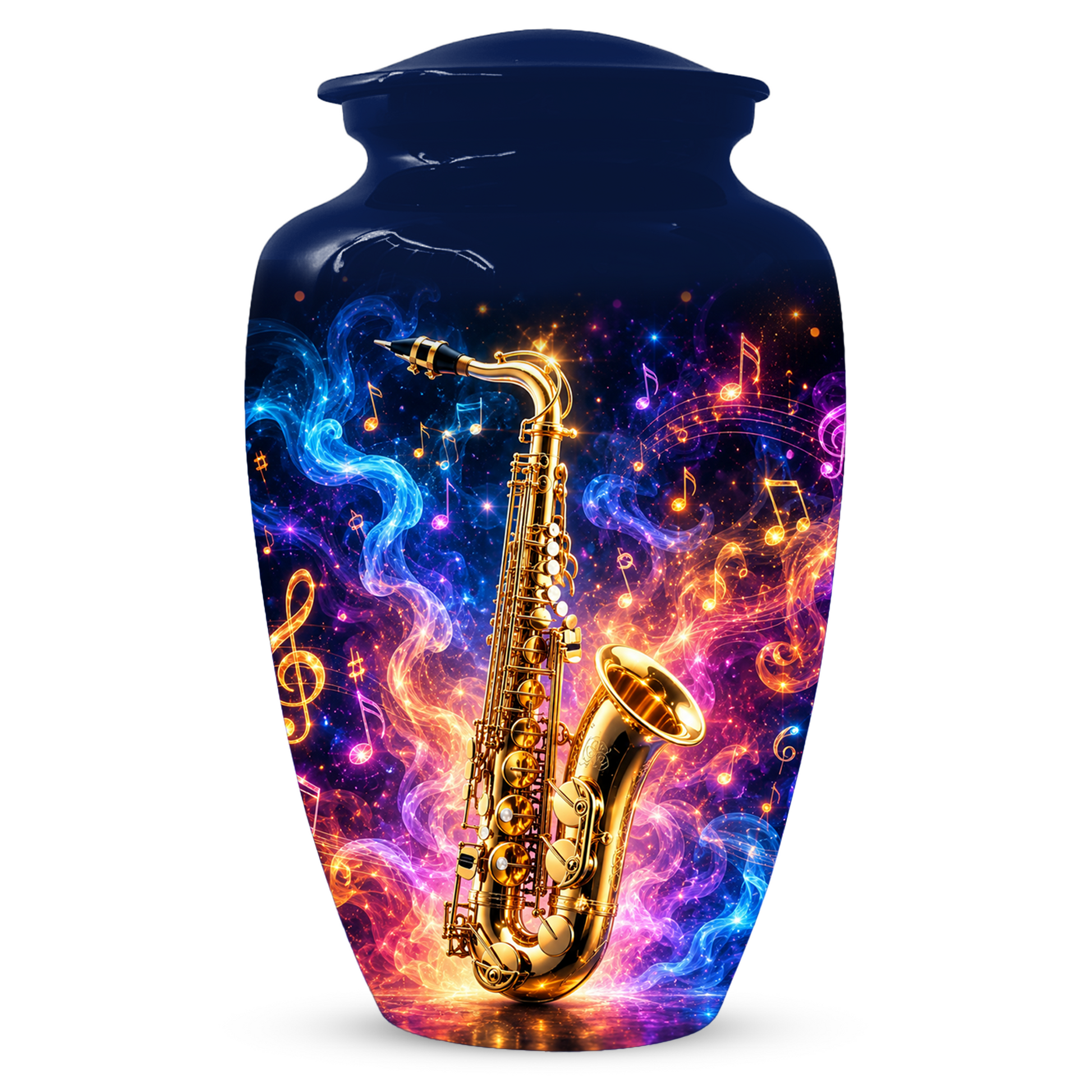 Saxophone Urn for Ashes -  Personalized Music Memorial Urns for Adults