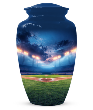 Baseball Urn for Ashes, Custom Baseball Memorial Urn, Stadium Cremation Urn