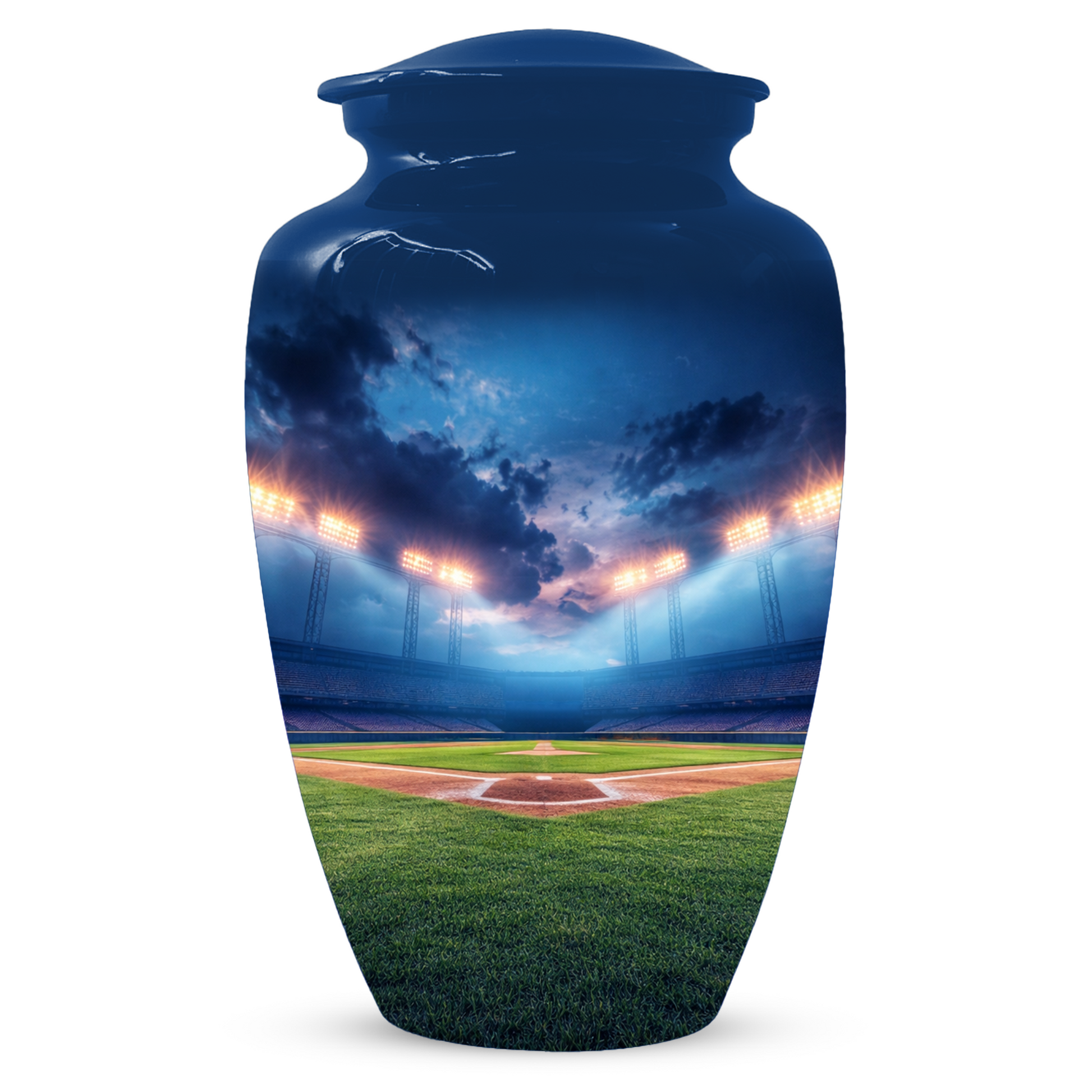 Baseball Urn for Ashes, Custom Baseball Memorial Urn, Stadium Cremation Urn