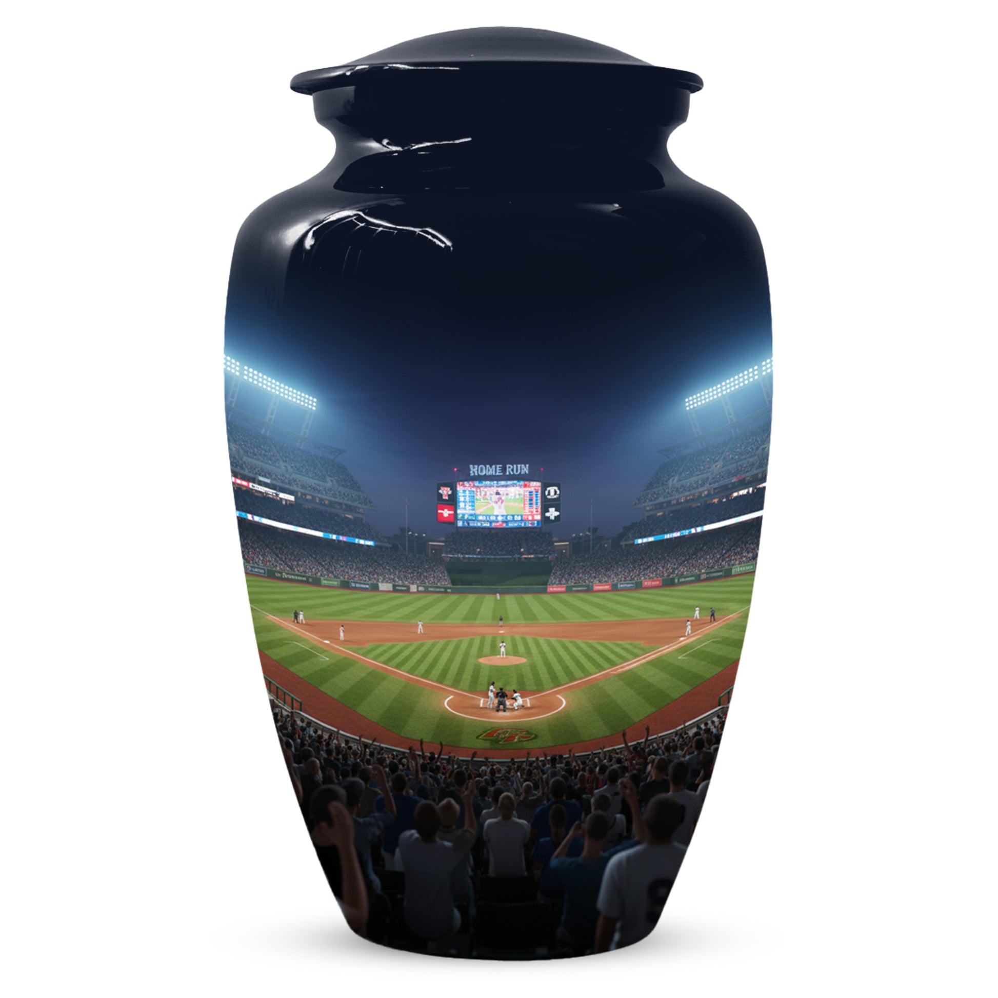 Baseball Stadium Adult Urn for Human Ashes | Personalized Baseball Cremation Urn for Men & Dad