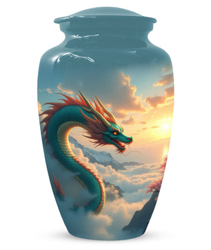 Celestial Sky Dragon Urn for Adult Ashes – Fantasy Adult Cremation Urn | Dragon Adult Urns for Ashes