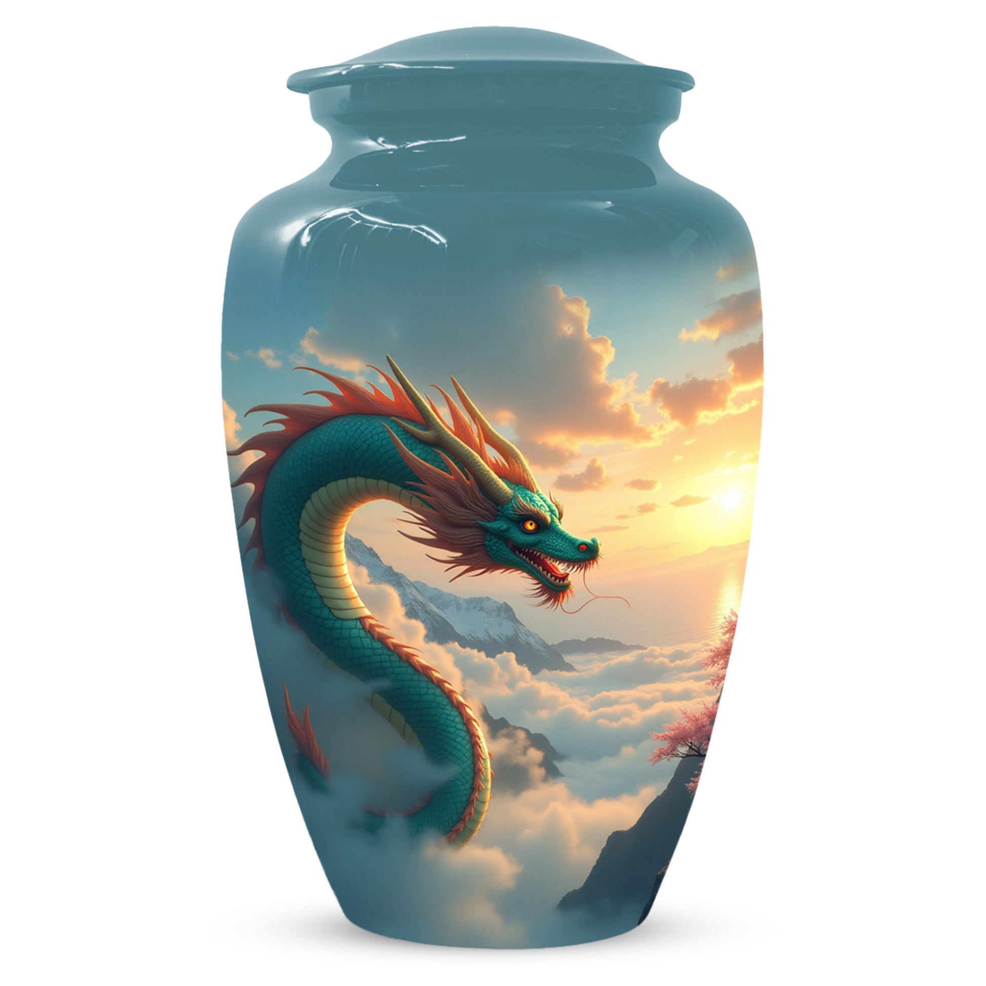 Celestial Sky Dragon Urn for Adult Ashes – Fantasy Adult Cremation Urn | Dragon Adult Urns for Ashes