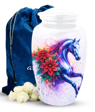 Horse Urn for Mom, Beautiful Cremation Large Urn for Women