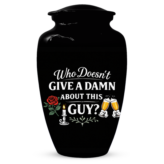 Funny Adult Urn for Ashes,  Personalized Memorial Urn for Dad