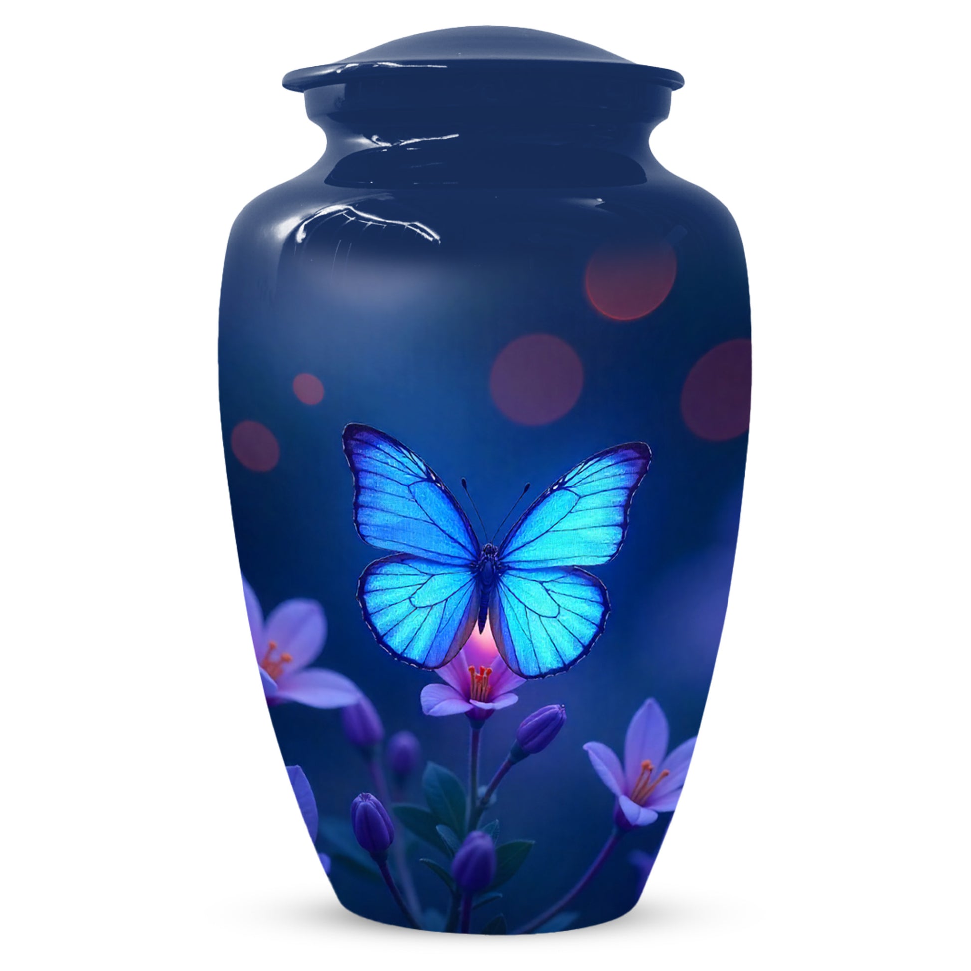 Blue Butterfly Urn for Human Ashes | Blue Butterfly Cremation Urn