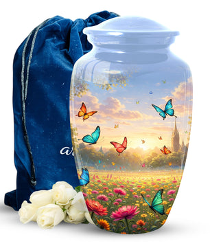 Butterfly Urn for Mom – Beautiful Urns for Women | Butterfly  Large Urns for Human Ashes