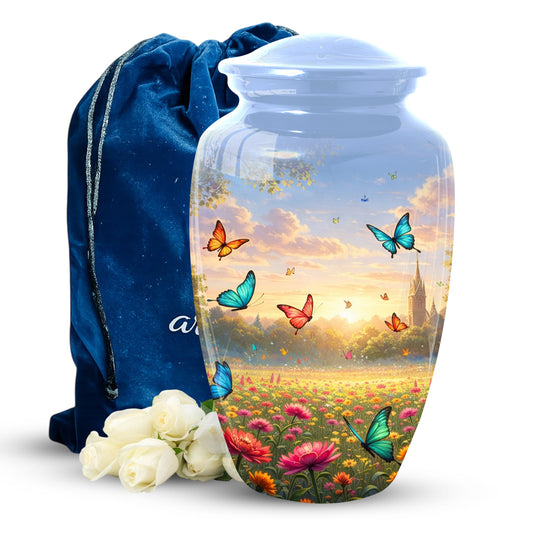 Butterfly Urn for Mom – Beautiful Urns for Women | Butterfly  Large Urns for Human Ashes