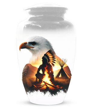 Personalized Eagle Urn for Ashes | Custom Eagle Memorial Urn
