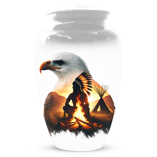 Personalized Eagle Urn for Ashes | Custom Eagle Memorial Urn