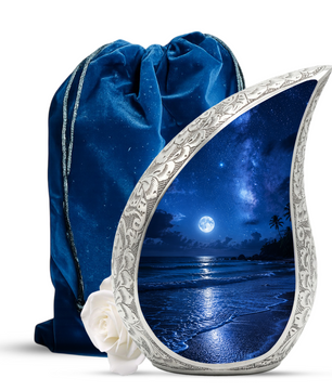Ocean Beach Urn for Human Ashes | Beach Urns, Ocean Wave Cremation Urn
