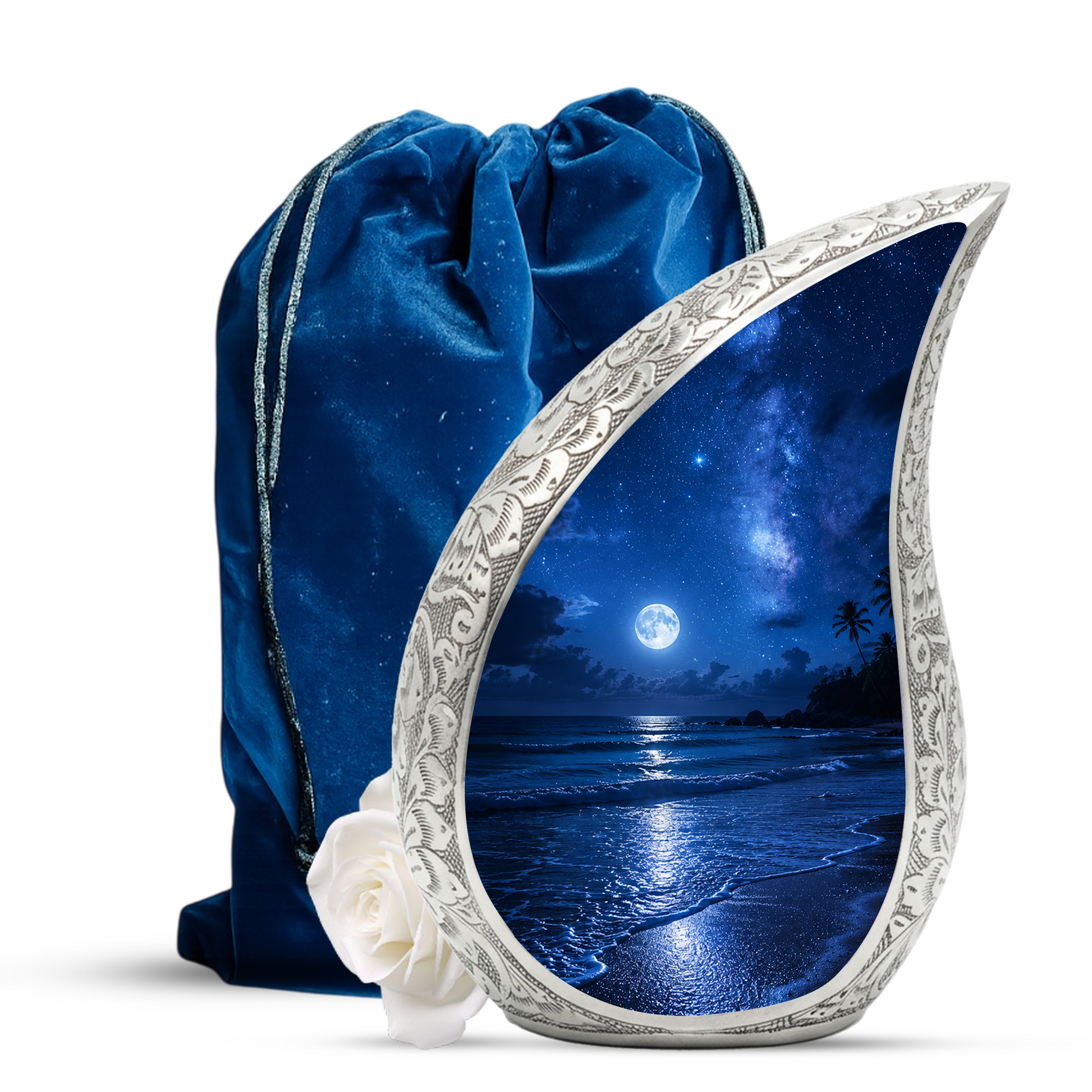 Ocean Beach Urn for Human Ashes | Beach Urns, Ocean Wave Cremation Urn