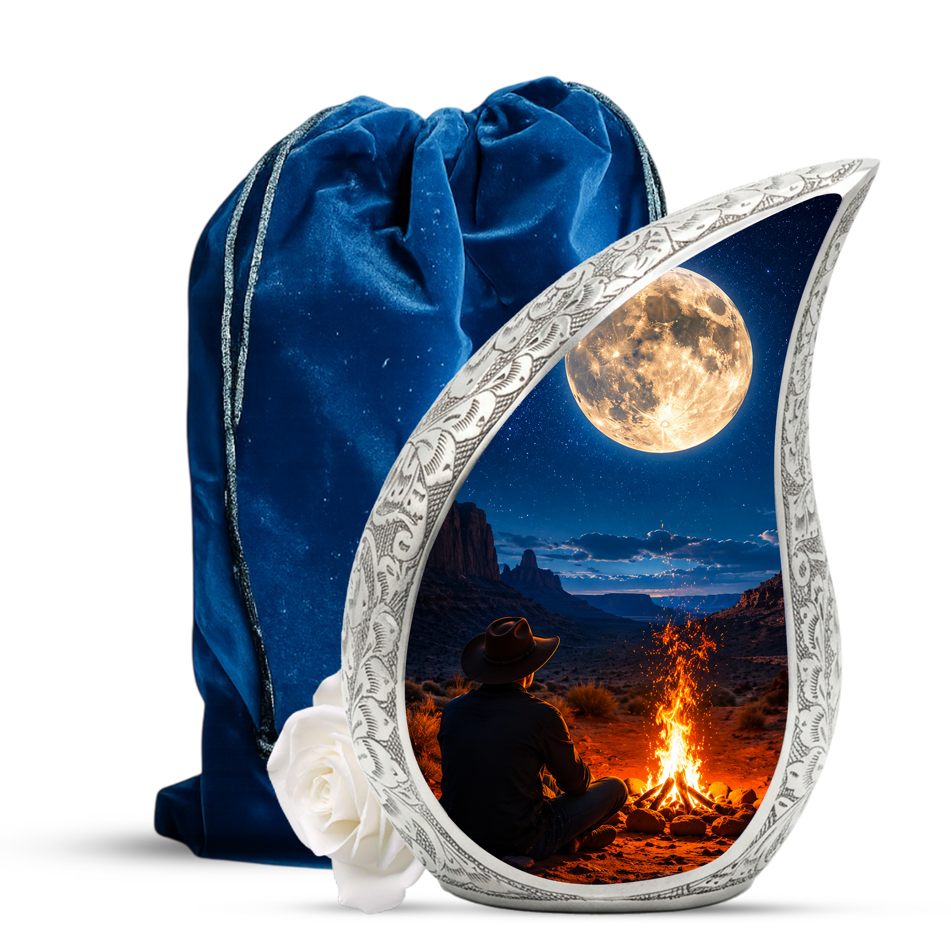 Men Urn for Dad & Father | Cremation Urns for Adult Male | Keepsake & Personalized Memorial Urn