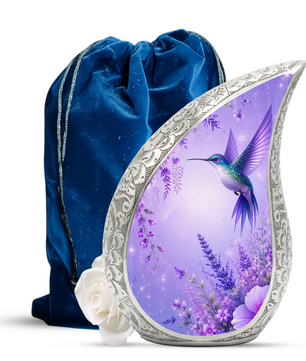 Hummingbird Urn for Human Ashes | Beautiful Hummingbird Adult Cremation Urn