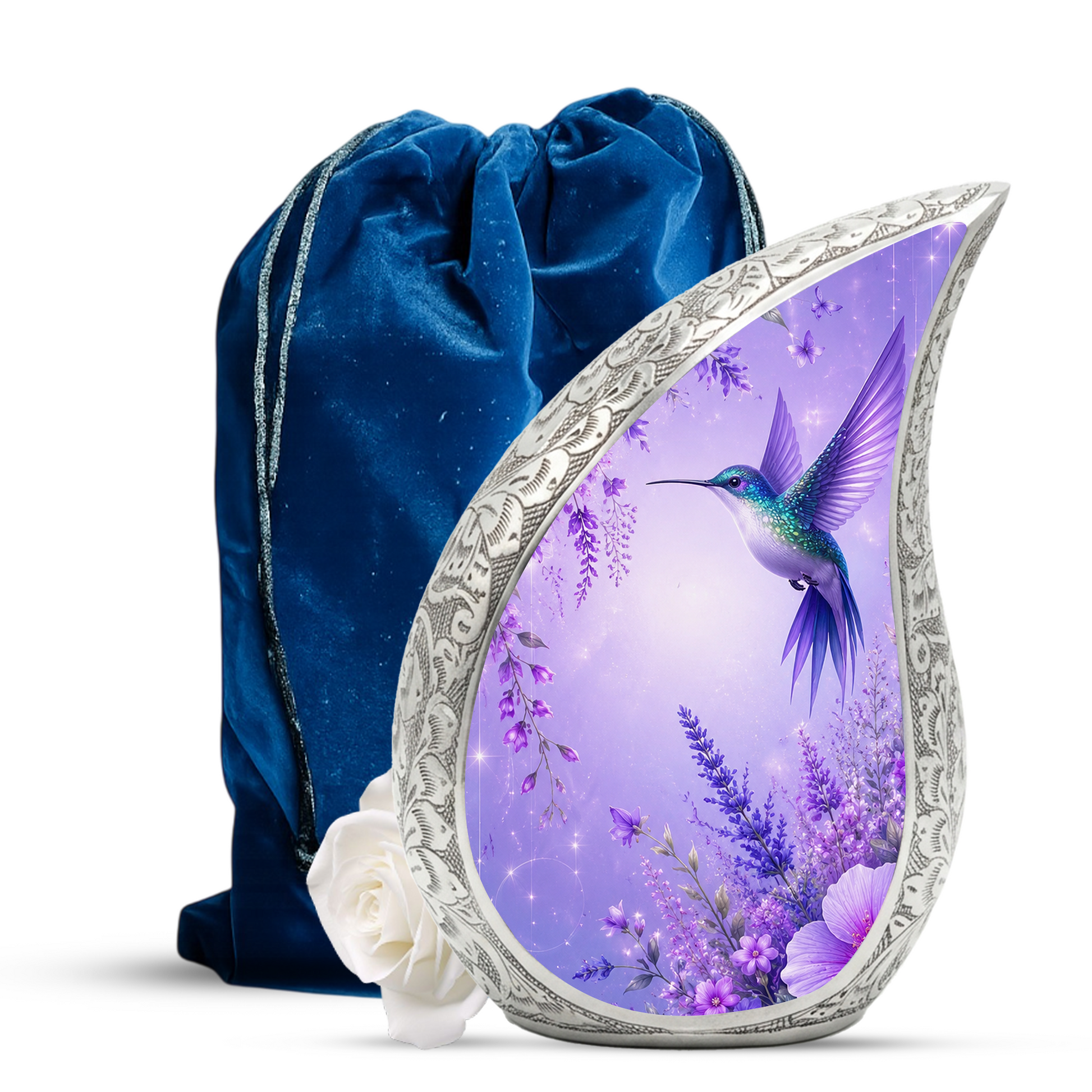 Hummingbird Urn for Human Ashes | Beautiful Hummingbird Adult Cremation Urn