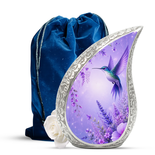Hummingbird Urn for Human Ashes | Beautiful Hummingbird Adult Cremation Urn