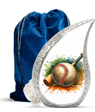 Baseball Urn for Dad, Adult Cremation Urn for Human Ashes