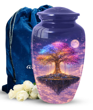 Tree of Life Urn - Adult Cremation Large Urn for Ashes|Floating Tree Memorial Urn