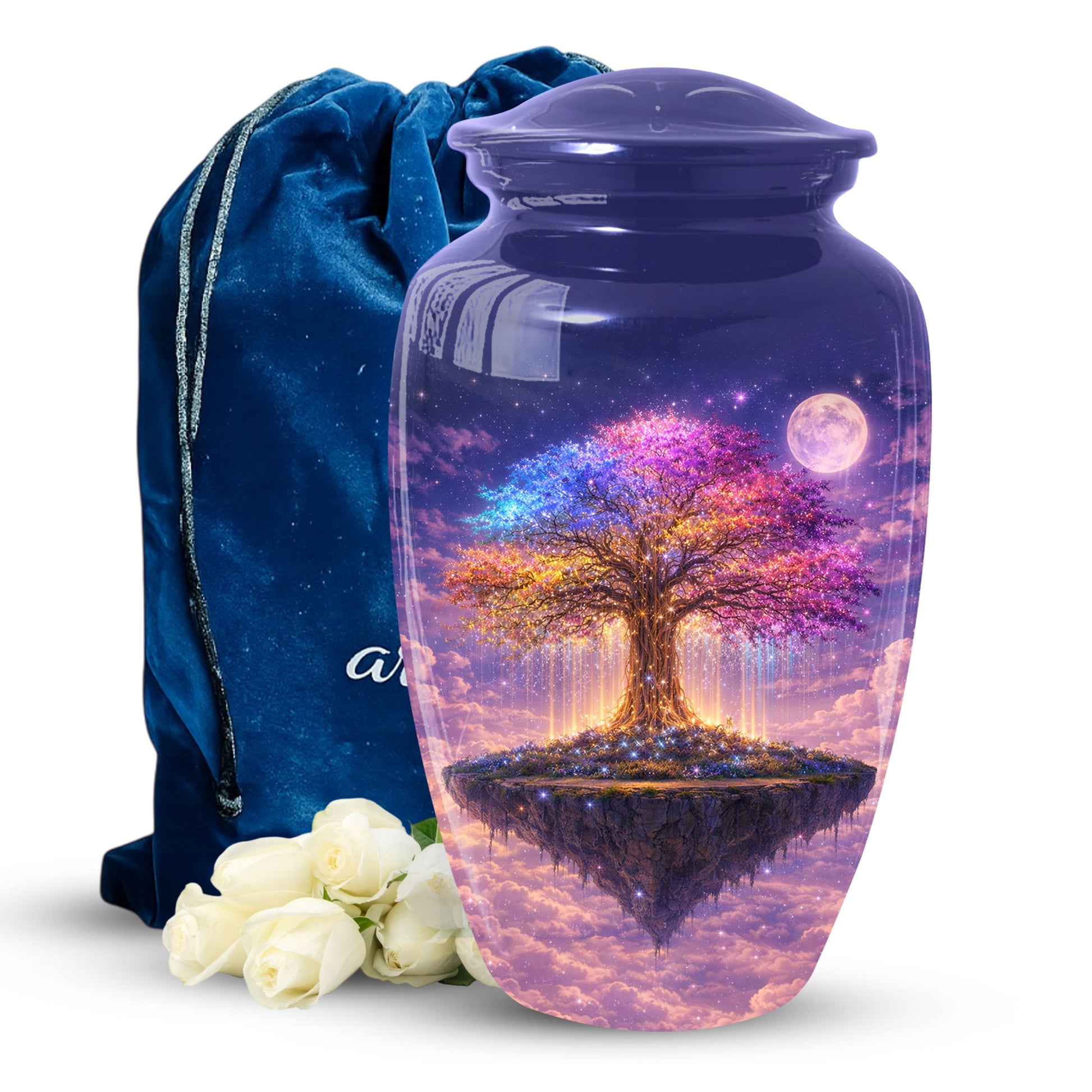 Tree of Life Urn - Adult Cremation Large Urn for Ashes|Floating Tree Memorial Urn