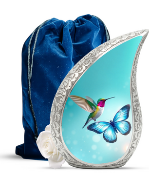 Butterfly Urn for Mom | Hummingbird Memorial Urn | Butterfly Urns for Human Ashes